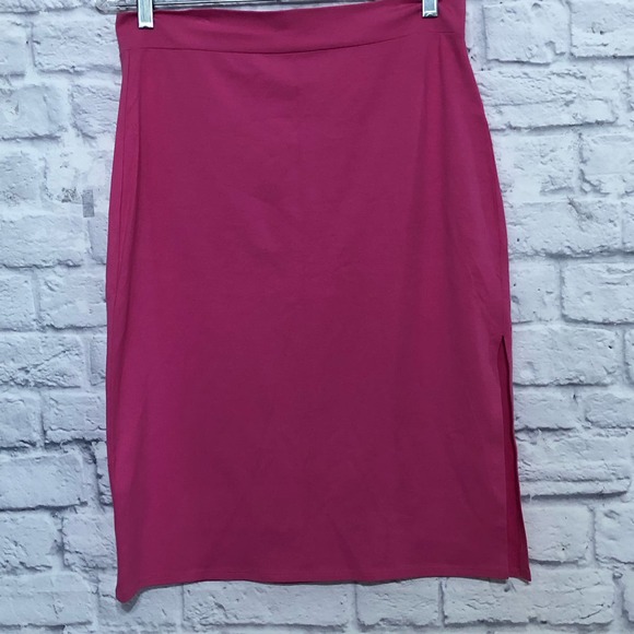 NWT Guess Collection Women's Pink Straight Skirt L - Picture 3 of 12
